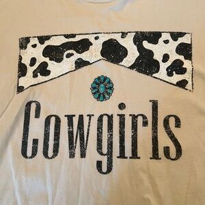 Cowgirls crop top size XL